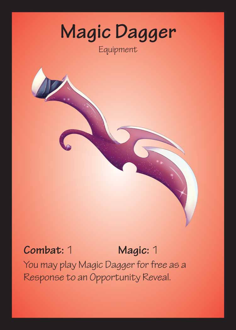 Magic Dagger Card